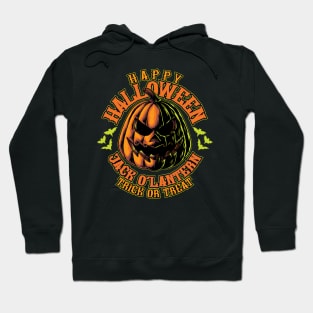 Halloween - Pumpkin Jack O' Lantern Illustration Hoodie